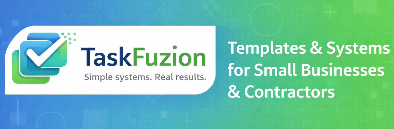TaskFuzion — Simple systems. Real results.